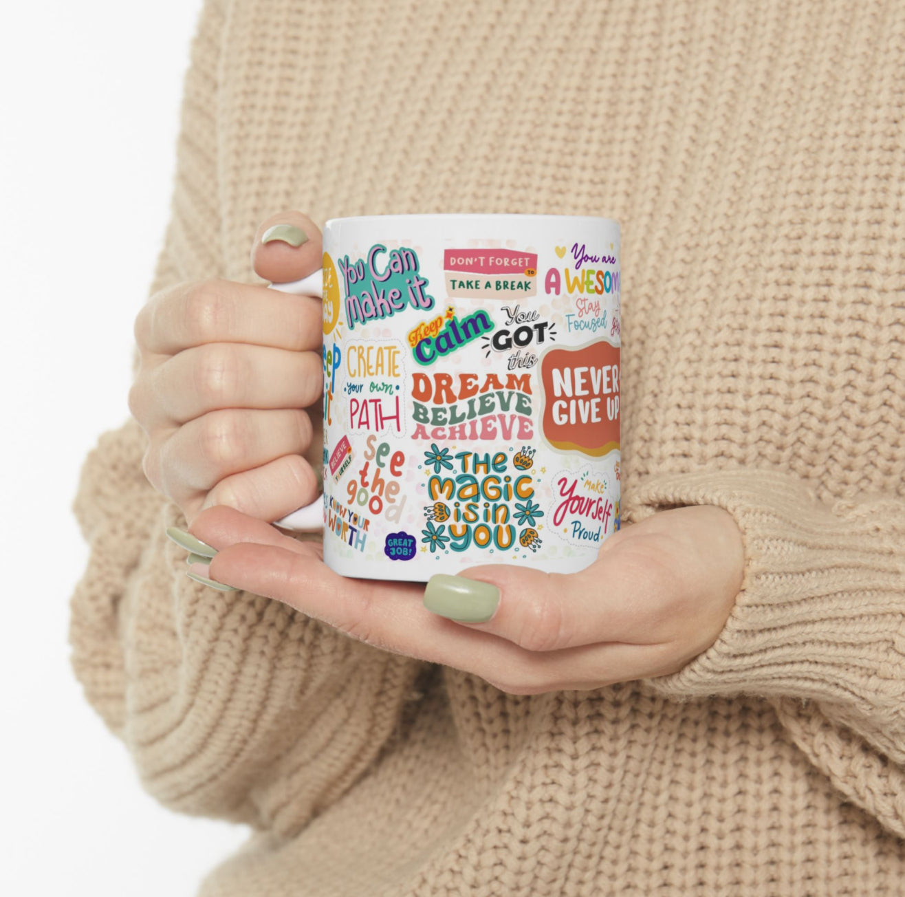 Affirmation Mug for a Powerful Start