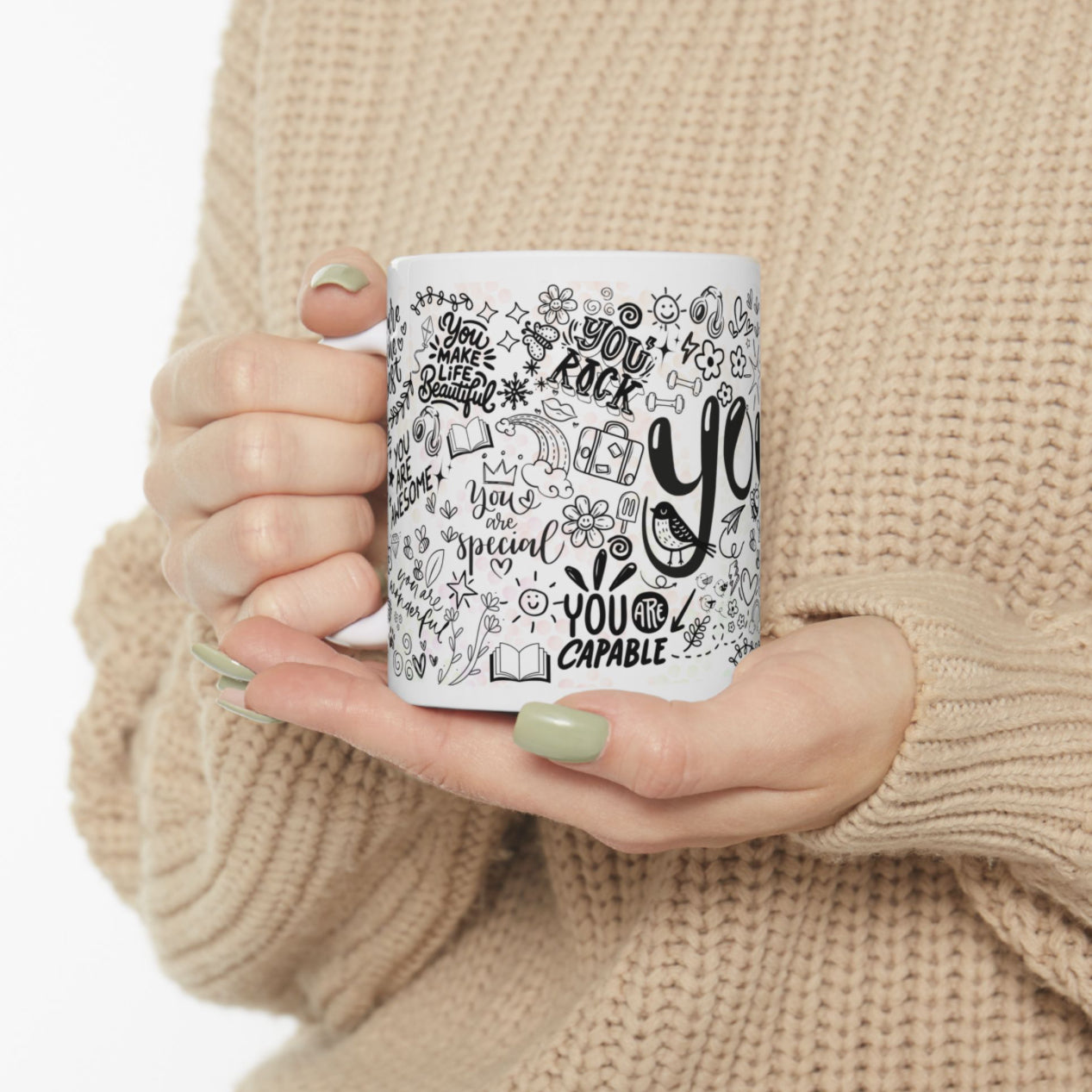 Affirmation Mug for a Powerful Start